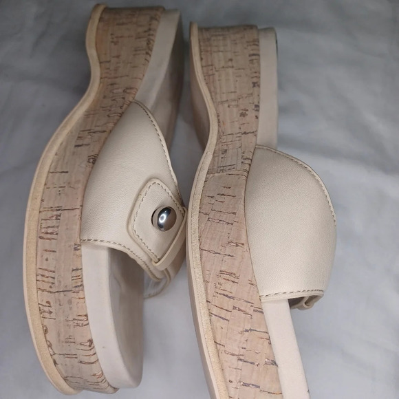 Rag & Bone Sommer Leather Platform Slides Size 38.5 US 8.5 - Picture 9 of 16